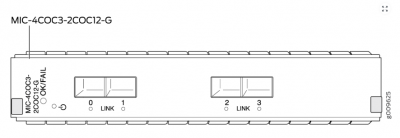 Интерфейсный модуль Juniper MIC-4COC3-2COC12-G